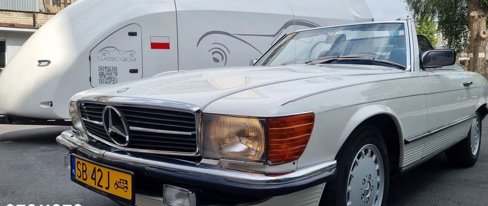 Mercedes-Benz SL cena 144000 przebieg: 95000, rok produkcji 1982 z Bychawa małe 326